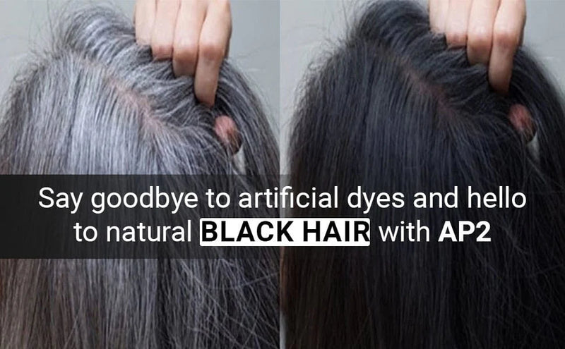 AP2 - Darkens the hair naturally and gets rid of artificial dyes
