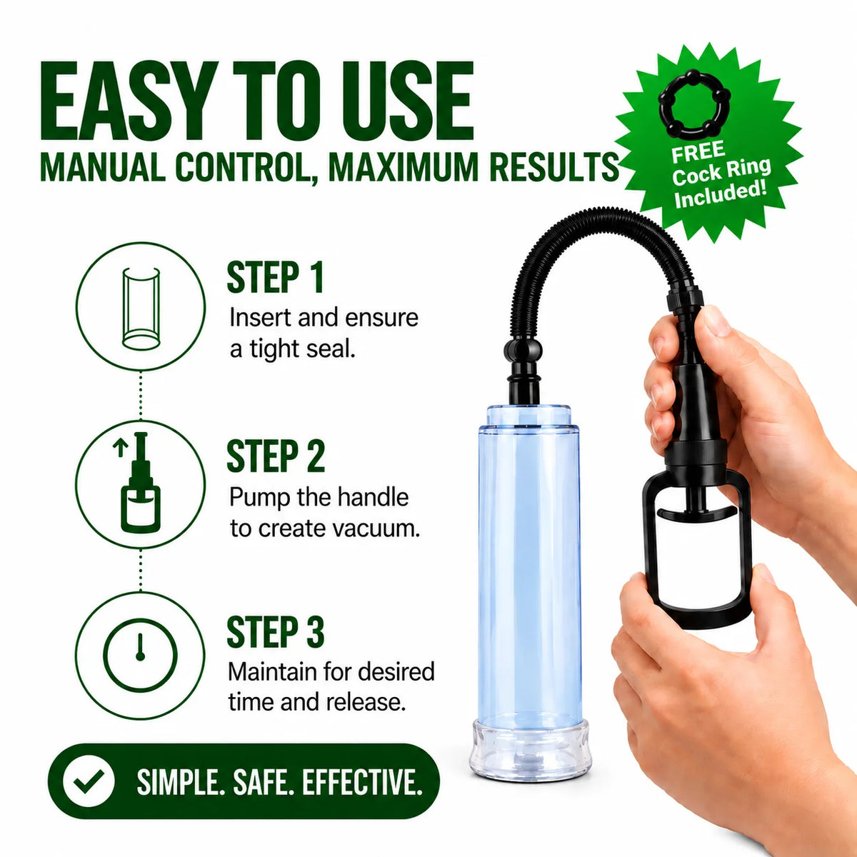 how to use penis pump