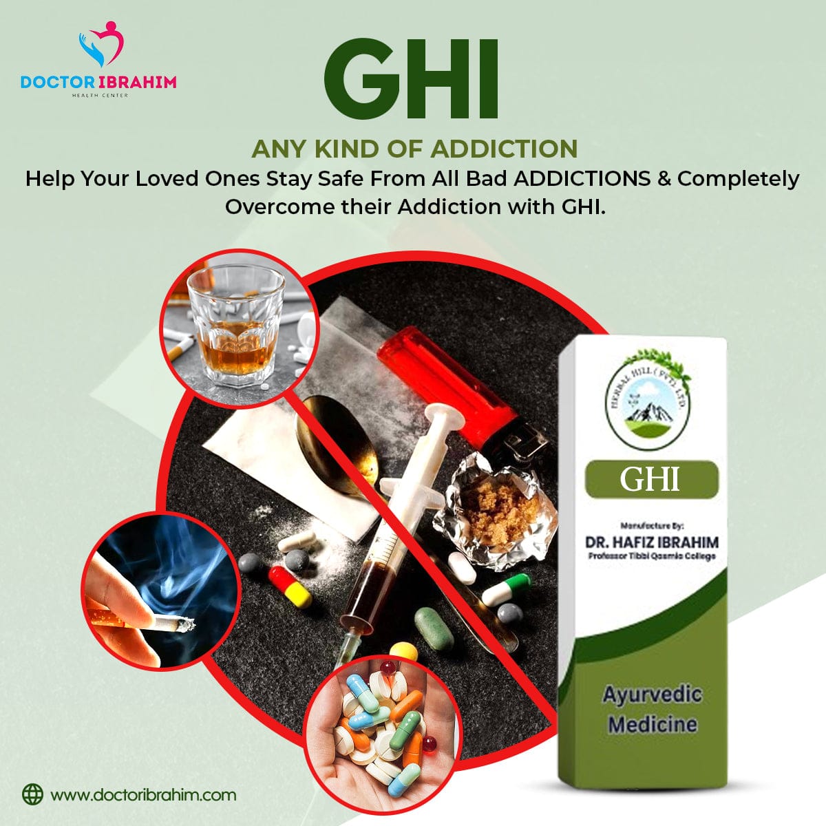 GHI - Relief from Any Addiction  ( کسی بھی قسم کا نشہ)