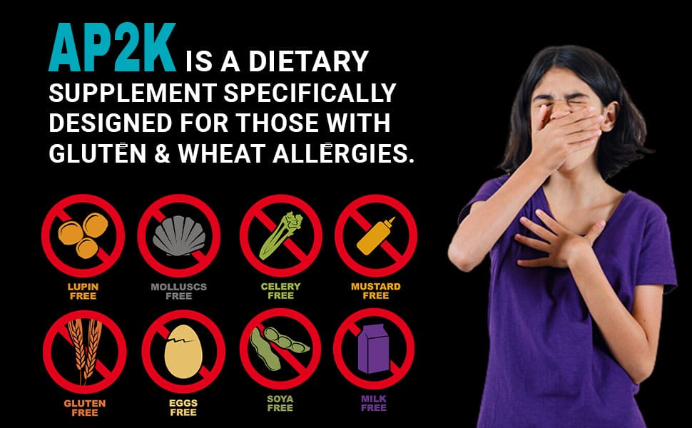 AP2K- Gluten Allergy, Celery, Vet Allergy (گلوٹن الرجی ، سیلی آ، ویٹ الرجی)