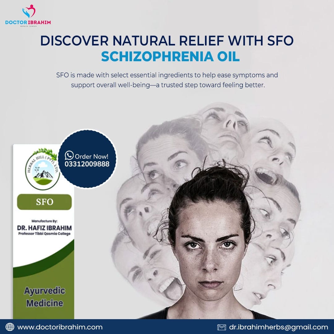 SFO - is a reliable and beneficial choice for those dealing with schezofirina - (شیزو فرینیا آئل)