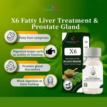X6 Fatty Liver Treatment & Prostate Gland